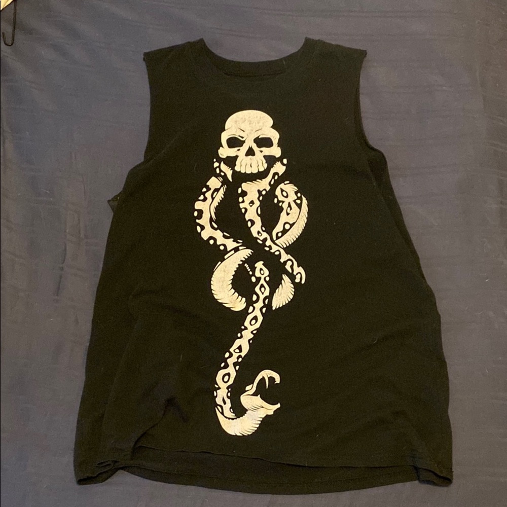 *3 for $20* Harry Potter Death Eater Symbol Sleeveless Tee - Unisex Size Small